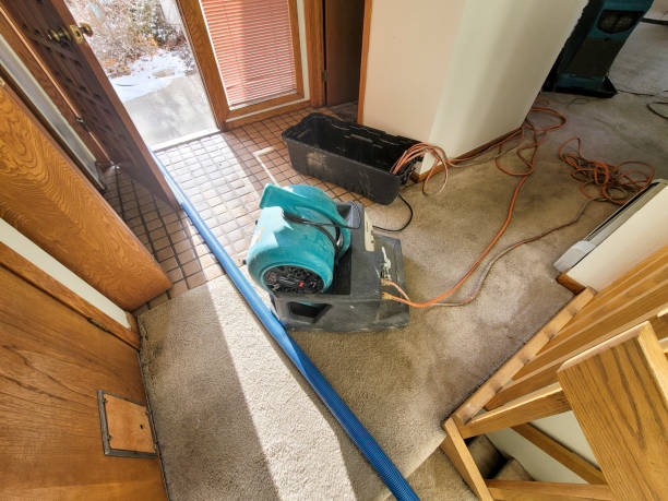 Water damage restoration process in Ames, IA
